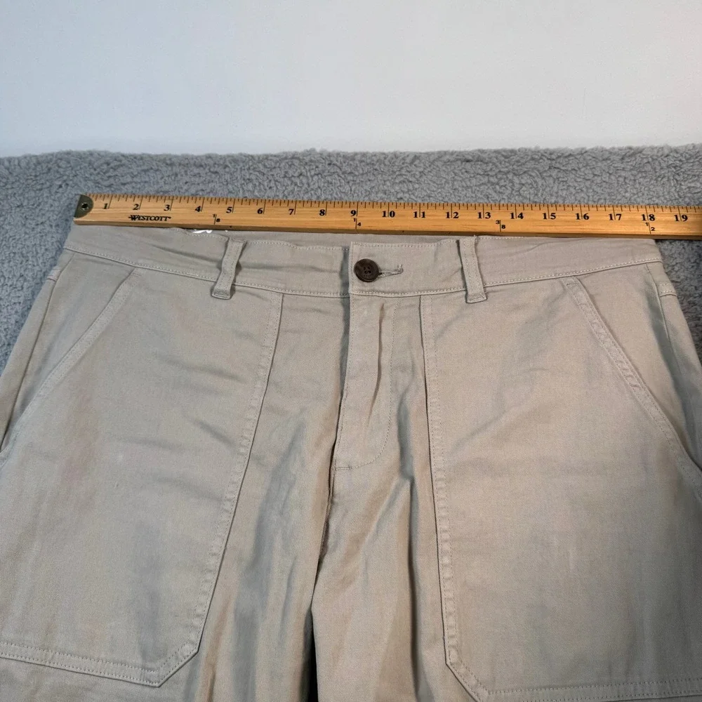 Mugsy Beachwoods Men Khaki Tan Utility Carpenter Chino Pants 35x32 TWDWP2